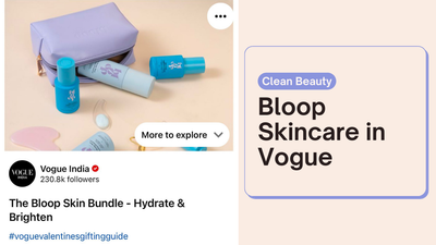 Bloop Skincare Shines in Vogue’s Valentine Gifting Guide!